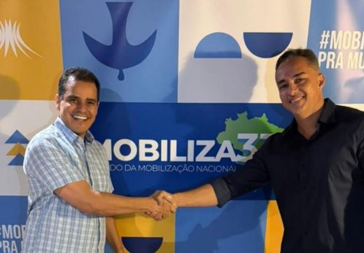Reginaldo Sardinha se filia ao Mobiliza 33 e fortalece projeto do partido para a CLDF em 2026