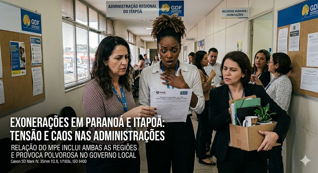 O Feitiço Contra o Feiticeiro: Servidores do Itapoã e Paranoá estão em Polvorosa com Lista de Exonerações do MPE