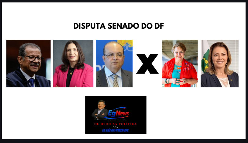 Kicis, Ibaneis e Coelho brigam por uma vaga, Erika e Leila pela outra, quais serão os donos das duas cadeiras para o Senado do DF.